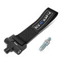 NRG Bolt-In Tow Strap Black- Ford Focus 2016+ (5000lb. Limit)