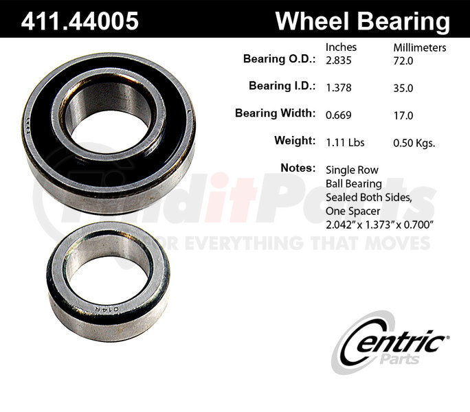 PREMIUM AXLE SHAFT BEARING ASSEMBLY