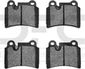 DFC 07-09 Volkswagen Touareg Rear Active Performance Pads - Low Metallic