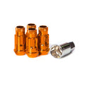 Wheel Mate Muteki SR48 Open End Locking Lug Nut Set of 4 - Orange 12x1.25 48mm **SPECIAL ORDER**