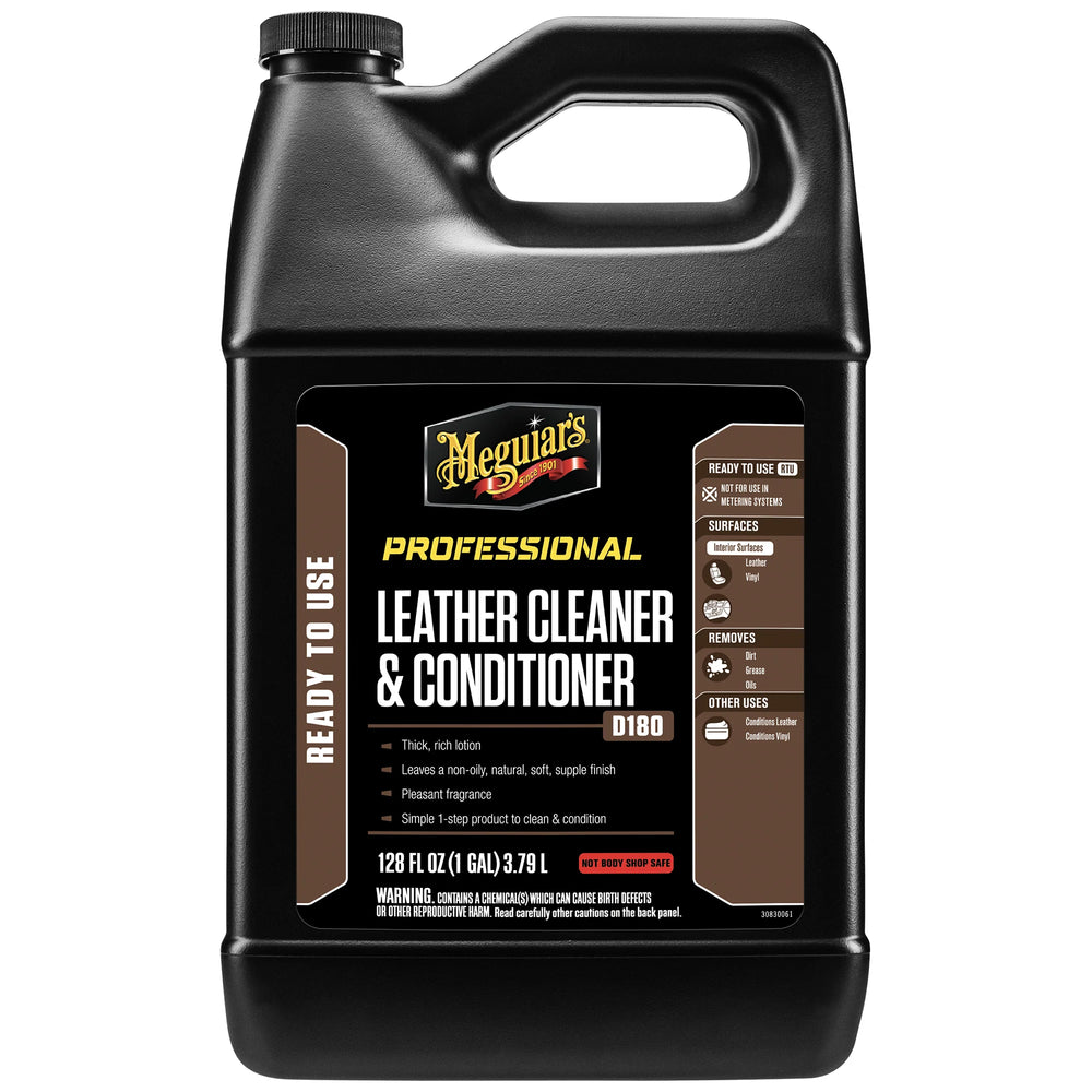 LEATHER CLEANER AND CONDITIONER 1GAL