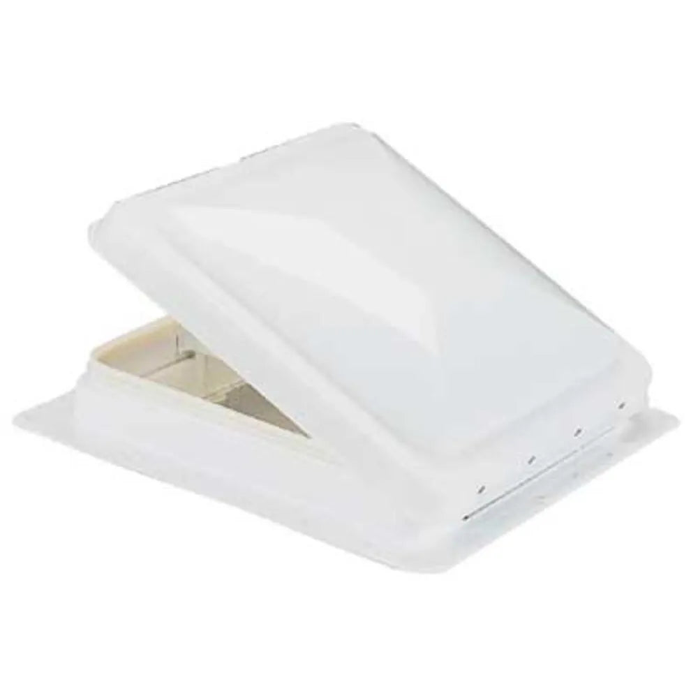 VENT 14IN CLAMP STYLE METAL WHITE BASE JRP1120 GARNISH WHITE SCREEN ACRYLIC