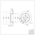 R1 Concepts Brake Rotor Fits Lexus IS250