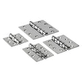 STAINLESS BUTT HINGE - 4" X 4" W/BE