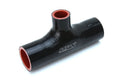 HPS Performance 2.75 ID 1 ID branch Black Silicone Coupler Blow Off Valve T Hose Tee