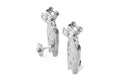 Kentrol 07-18 Jeep Wrangler JK Liftgate Hinge Pair Bare Grey