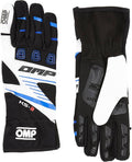 OMP KS-3 Gloves Black/W/Green - Size 4 (For Children)