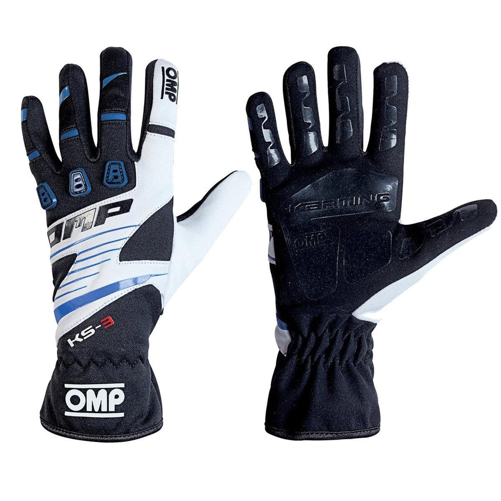 OMP KS-3 Gloves Black/Red - Size 4 (For Children)