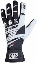 OMP KS-3 Gloves Black/White - Size L