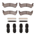 DFC 93-05 Ford Explorer Sport Rear 5000 Advanced Semi Metallic Brake Pads and Hardware Kit
