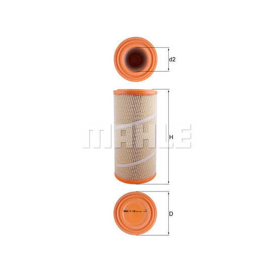 VARIOUS HD APPLICATIONS MAHLE AIR FILTER