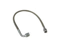 Fragola -4AN PFTE Black Hose Assembly Straight x 90 Degree 14in