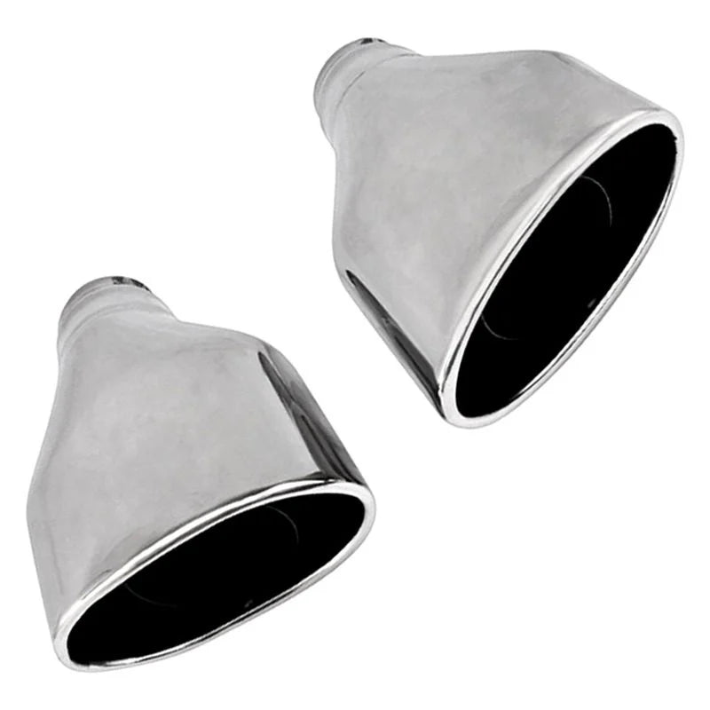 ESCALADE DRIVER SIDE/LEFT SS EXHAUST TIP 2.25IN ID / 6.25INX3.75IN OD