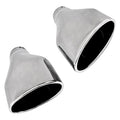 ESCALADE DRIVER SIDE/LEFT SS EXHAUST TIP 2.25IN ID / 6.25INX3.75IN OD