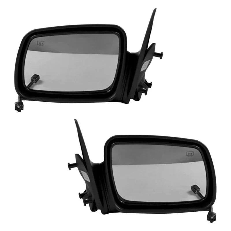 LH DOOR MIRROR PWR HTD TEXT BLK NONFLDG W/O MEM GRAND CHEROKEE 9698