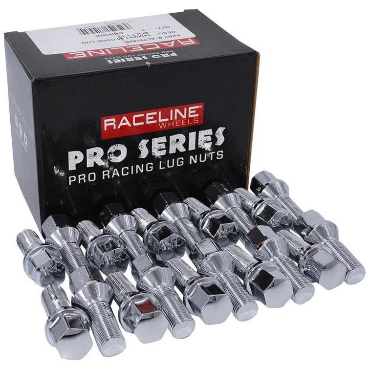 Raceline 12x1.25 1.1in Chrome Lug Bolts (Set of 20)
