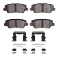 DFC 13-19 Cadillac ATS Rear 5000 Advanced Low Metallic Brake Pads and Hardware Kit