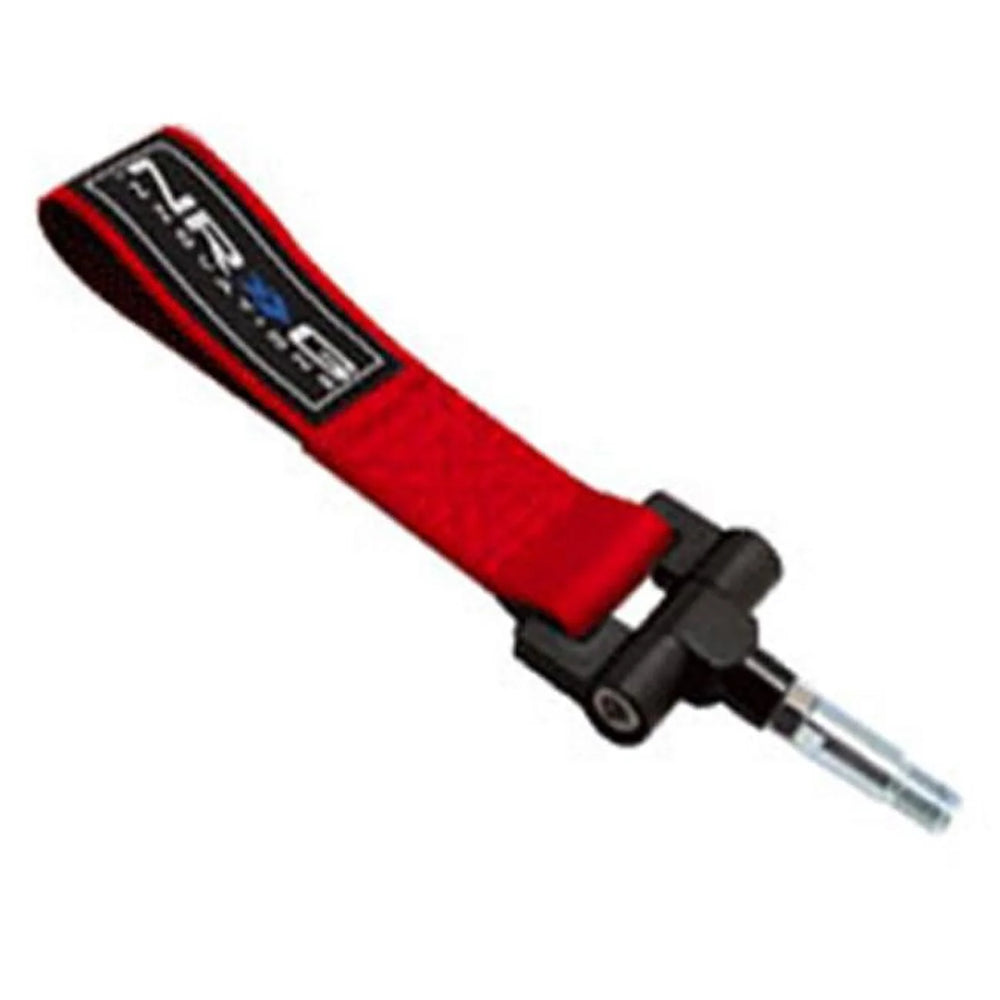 NRG Bolt-In Tow Strap Red - Mazda 3 / Mazdaspeed 3 04-07 (5000lb. Limit)