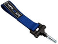 NRG Bolt-In Tow Strap Blue - BMW - E90 E92 3 Series / R53 Mini 01-06 (5000lb. Limit)