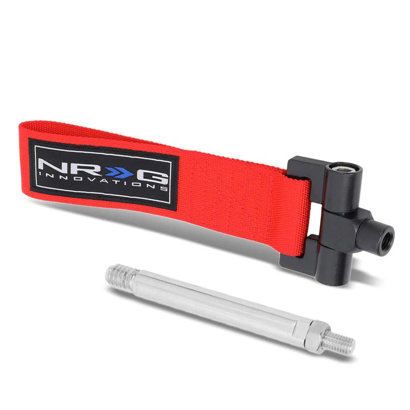 NRG Bolt-In Tow Strap Red - Lexus IS-250/350 06+ (5000lb. Limit)