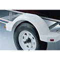 PLASTIC FENDER 15' TIRE SIZE WHIT