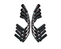 Moroso SB Chrysler Mopar 273/318/340/360 Str Plug Boots Non-HEI Ultra Spark Plug Wire Set - Red
