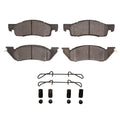 R1 87-90 Dodge Dakota 4WD Front Semi Met Pads & Hardware Kit