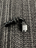 #10 120 Deg Push-On Hose End Black