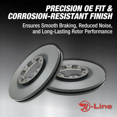 Brake Rotor:: Fits various makes and models; Brake Rotor; 10 5/64" diameter