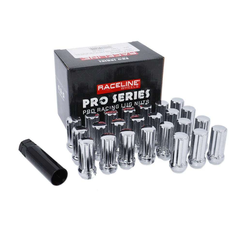 9/16 XL DUPLEX CHR SPLINE 8 LUG KIT NO VALVES