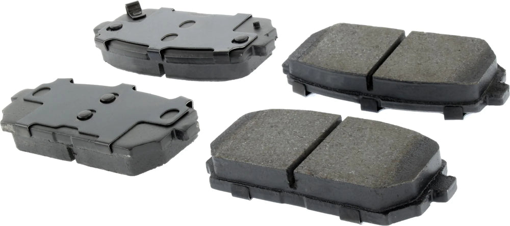 Centric Posi-Quiet Ceramic Brake Pads w/Hardware - Rear