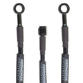 STRAIGHT 3 TO STRAIGHT BANJO 3 60IN PRE ASSEMBLED BRAKE LINE BLACK