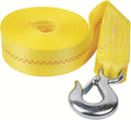 WINCH STRAP W/HOOK 2' X 20' HEAVY