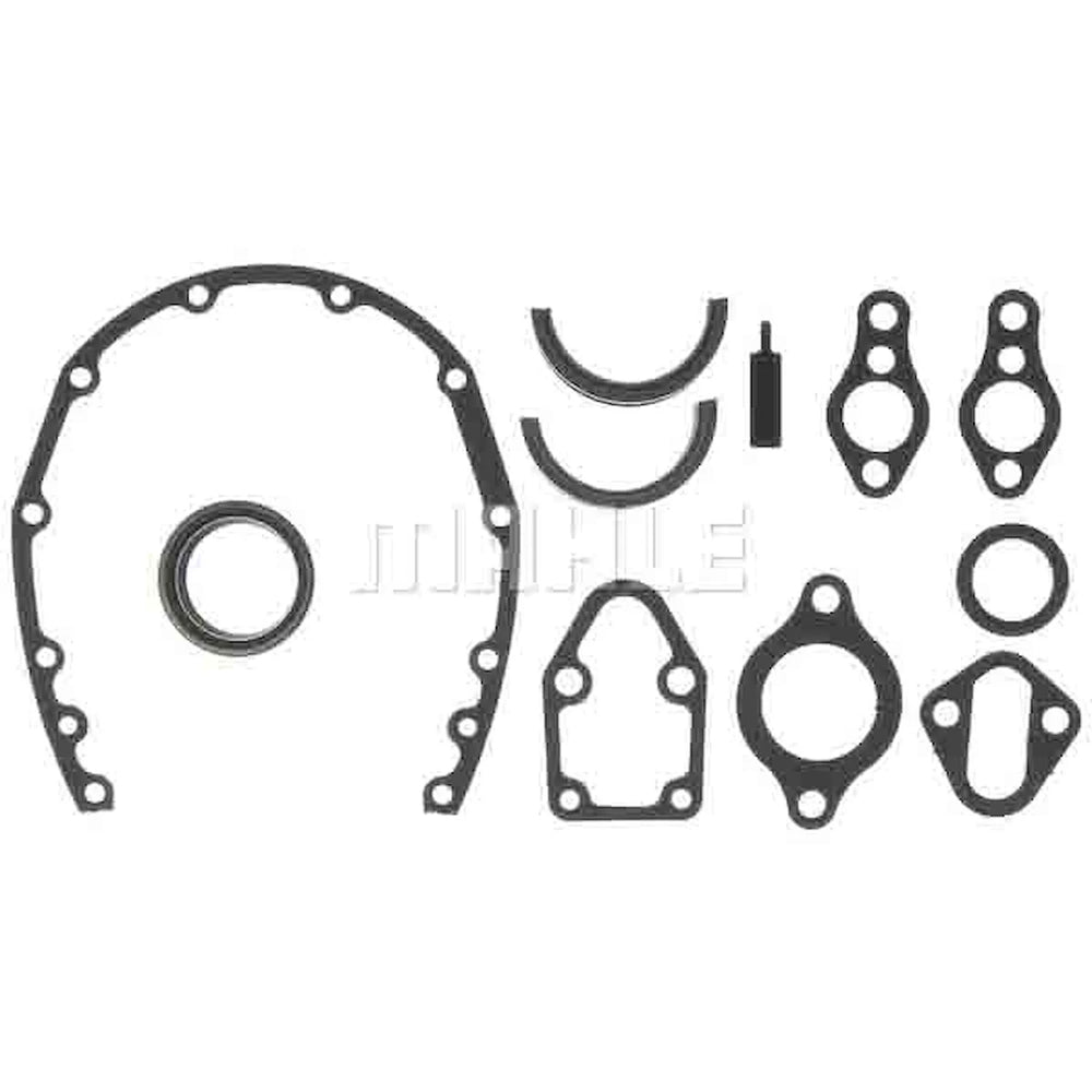 ~(0.4 lbs. 24X8X0)~ Timing Cover Gasket Performance Small Block Chevy Timing Cover Set Nested .034 IN Aluminum Core