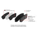 DFC 07-17 Chevrolet Equinox Rear 5000 Advanced Ceramic Brake Pads and Hardware Kit