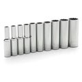 SET SKT DP SAE 1/4DR 12PT 10PC