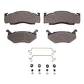 R1 75-75 Chrysler CORDOBA Front Semi Met Pads & Hardware Kit