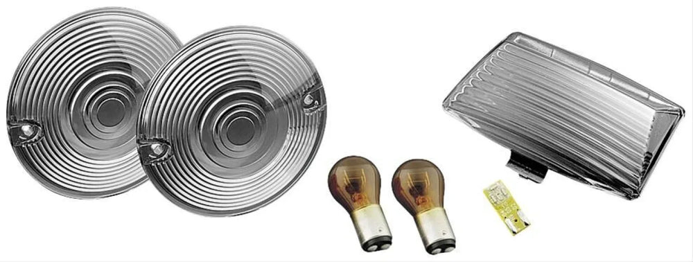 Rear Turn Signal and Fender Tip Lens Kit, Smoke