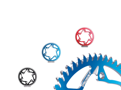 Vortex Racing Aluminum Rear Sprocket 428 38 Tooth- Silver