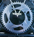 Vortex Racing Aluminum Rear Sprocket 420 49 Tooth- Silver