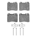 R1 91-99 Mercedes-Benz 400SEL Front Semi Met Pads & Hardware Kit