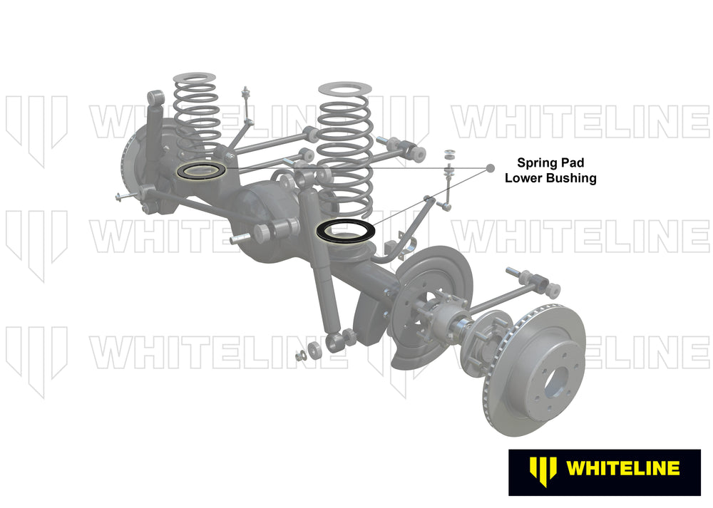 REAR COIL SPRING SPACER FITS LAND CRUISER 9107 20MM RIDE HEIGHT INCREASE