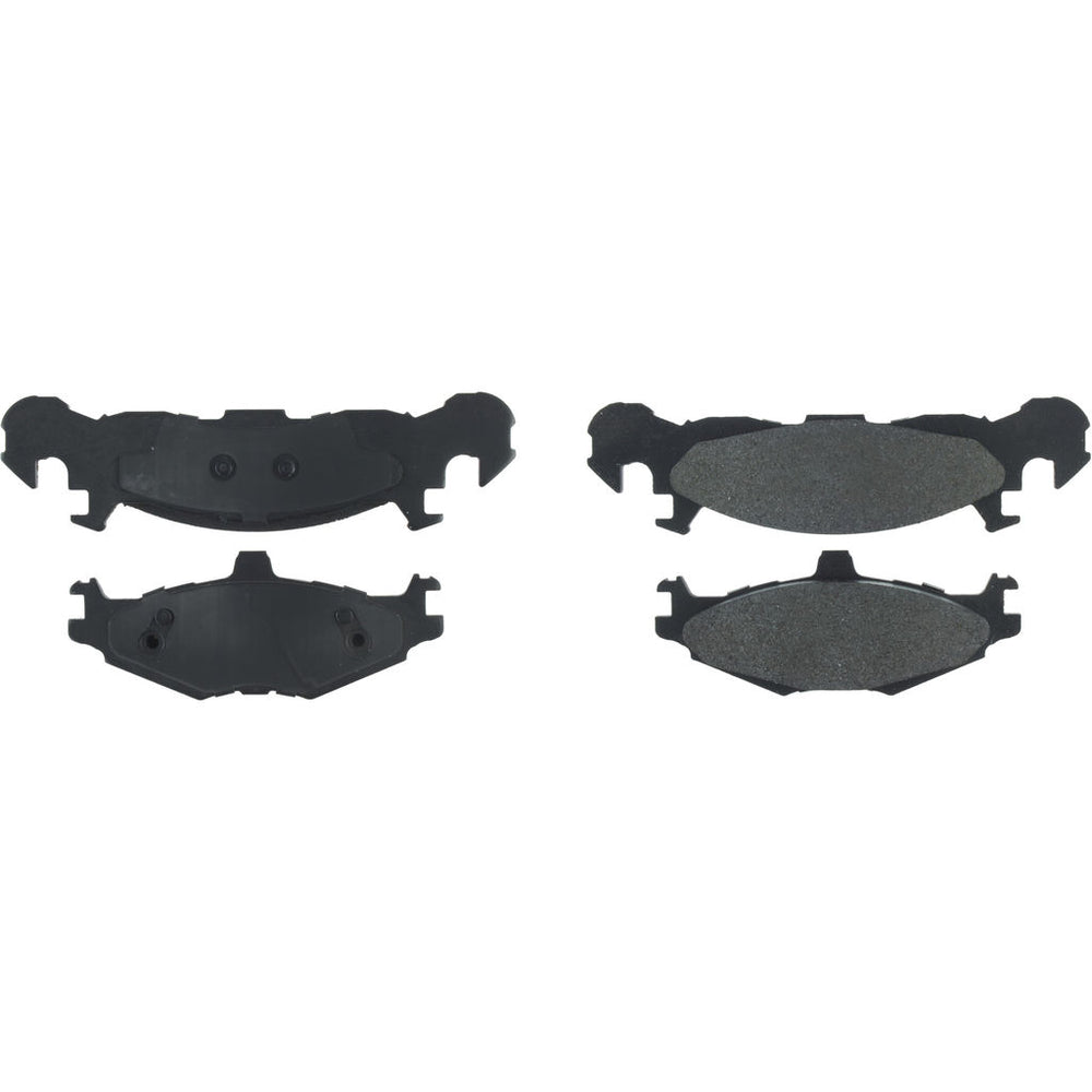 Centric Posi-Quiet Semi-Metallic Brake Pads w/Hardware - Front