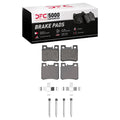 DFC 87-00 Mercedes-Benz 300E Rear 5000 Advanced Low Metallic Brake Pads and Hardware Kit