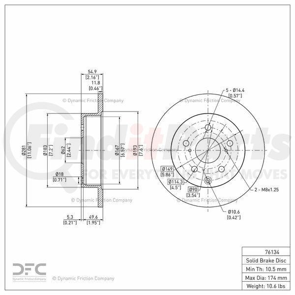 DFC auto part
