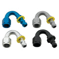 Fragola -8AN Push-Lite End 150 Degree - Blue