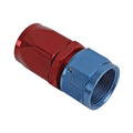 Fragola -16AN Straight Pro-Flow Hose End - Blue/Red