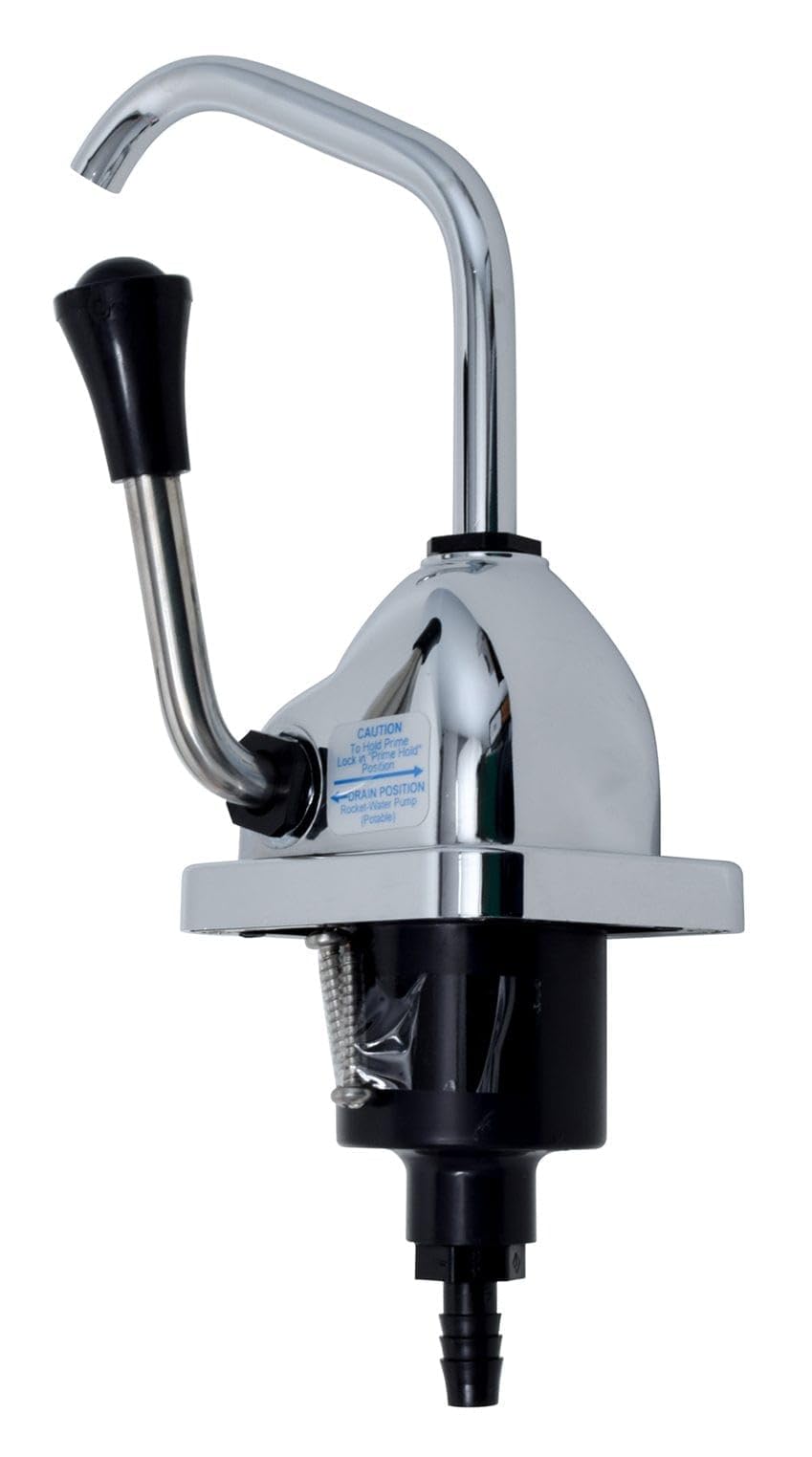 ROCKET HAND PUMP CHROME CARDED