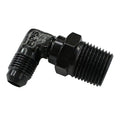 Fragola -6AN x 1/2 NPT 90 Degree Swivel - Black