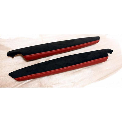 Subaru BRZ tS JDM Red Leatherette and Black Alcantara Arm Rests - 2013 FT86